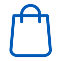retail shopping bag industry icon